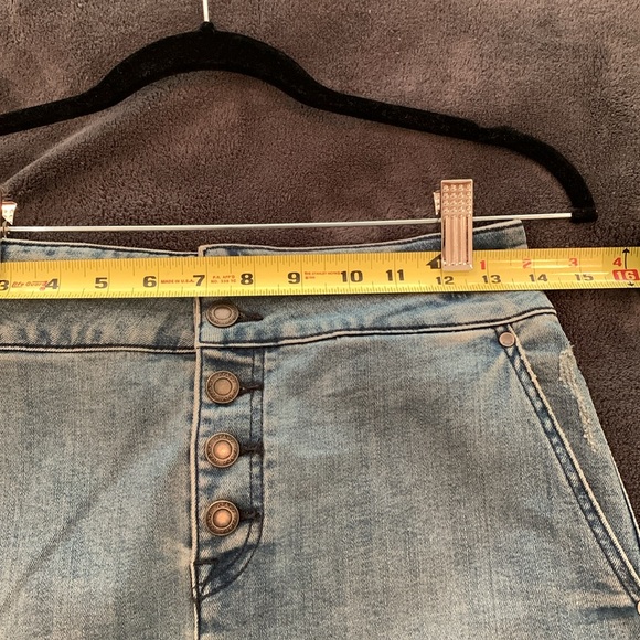 Prana High Waist denim Skirt festival Ready!🌺🌸 - Picture 3 of 6